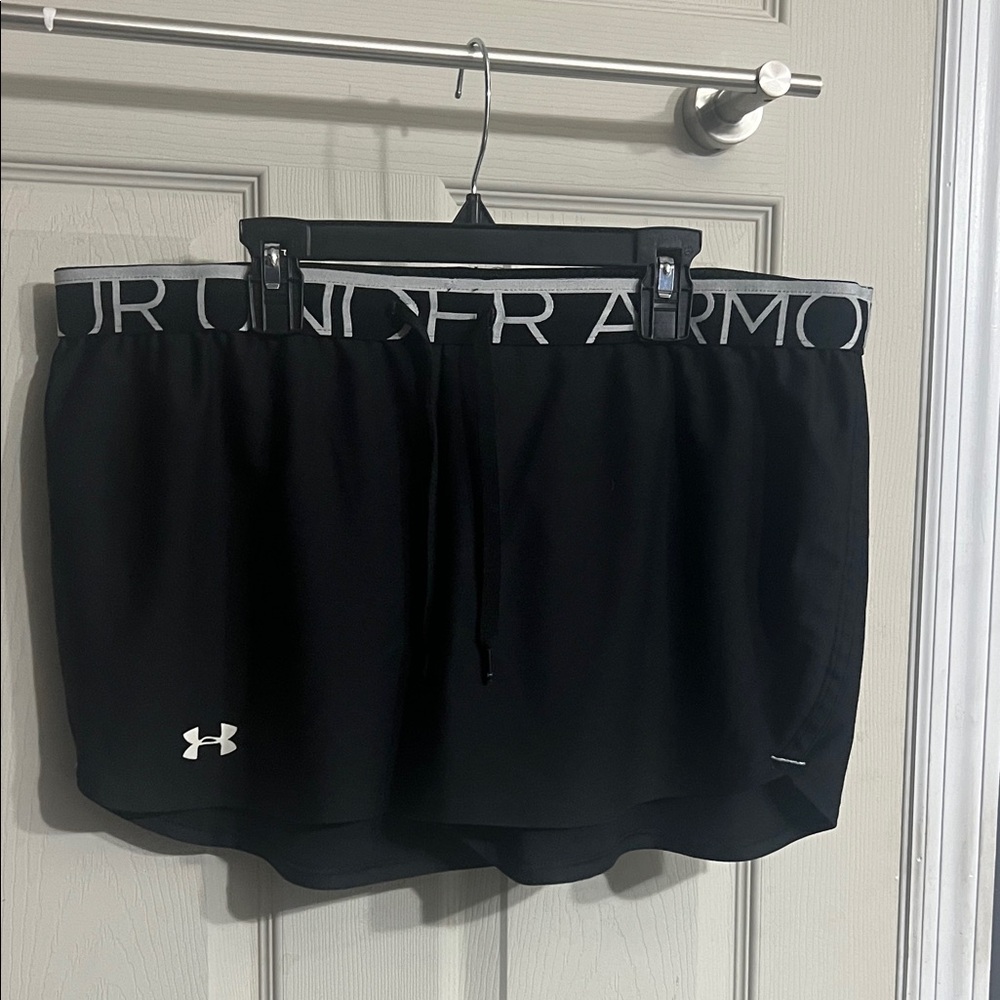 Black under armor women’s shorts